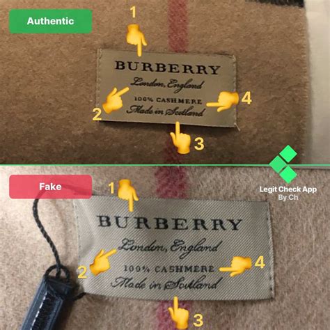 burberry tag real vs fake shirt|authentic burberry scarf tag.